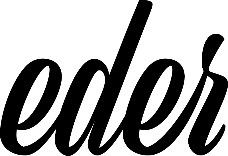 Intercoiffure Eder Salzburg - Friseur Eder Obertrum Logo - C - schwarze Schrift auf transparentem Hintergrund
